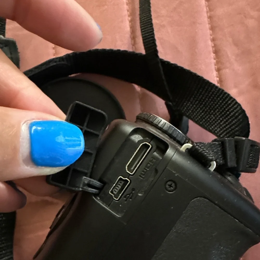 Fujifilm Black Digital Camera with Strap